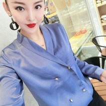 봄 여름 여성쉬폰 실크블라우스실크블라우스600778067480