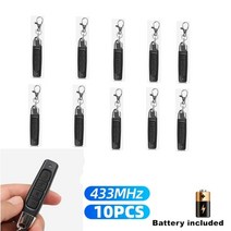 433mhz 무선 원격 제어 433.92Mhz 수신기 모듈 RF 송신기 전기 복제 게이트 차고 문 가정용 키 체인 포함, [04] 10PCS Lock Type