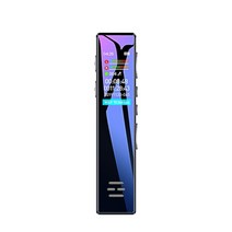 노래녹음기 81632gb 디지털 보이스 레코더 오디오 레코더 지능형 소음 감소 3 세그먼트 민감한 마이크 레코더 196, 검은색, 16 기가 바이트