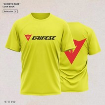 남성용 여름 패션 바이크 오토바이 스포츠 티셔츠 3D 프린팅 o 넥 반팔 성인 용 올 매치 스트리트 탑, [07] M, [12] yellow - DAINESE