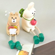 자녀방 장식소품 움직이는 다리 인형2P 매장 식당 카페장식 책장장식 서재