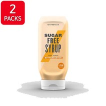 MYPROTEIN Sugar Free Syrup Butterscotch 마이프로틴 슈가프리 시럽 버터스카치 영국 400ml 2팩, 2개