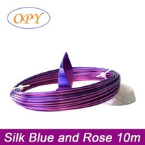 3D 프린터 펜 필라멘트 PLA 1.75mm 리필 10 미터 플라스틱 실크 글로우 우드 매트 및 를위한 펜110771, S 블루 로즈 10m