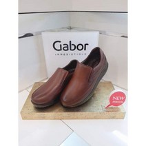 가버 20 S S 슬레져스 5403 BR 컴포트 천연가죽 남성화 슬립온