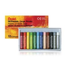 바보사랑 Pentel 펜텔 오일 파스텔 12색(GHT 12).펜스테이션, 상세설명 참조, 오일파스텔-12색(GHT-12)