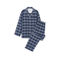 MUJI 무인양품 신혼여행 잠옷 순면 커플 파자마 / 네이비체크 커플잠옷세트, 사이즈_S~M, 상세페이지 참조