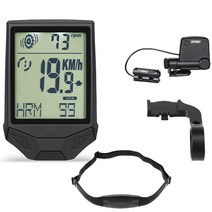 즈위프트센서 즈위프트센서iot 동글 실내자전거 자전거 연습기 연동가능 실내게임용 속도계 용품3 in 1 자전거 컴퓨터 무선 자전거 속도계 방수 사이클링 주행 거리계 mtb, 블랙 세트 2