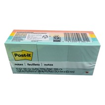 포스트잇 점착메모지 653-AST 1200매입, 혼합 색상, 5개
