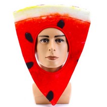 야광맨 수박 조각 모자 가면 1pcs 선물 유튜버 파티 행사 포토타임 인생컷 할로윈 졸업식