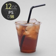 [소분] PS 12온스 D98 아이스 음료 투명컵 50개, 단품