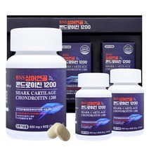 BNS 상어연골 콘드로이친 1200 미국산콘드로이친 관절 건강 영양제, 6개월분