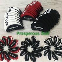 골프채 브리지스톤 아이언헤드 커버 핑 아이언 헤드커버 매브릭 아이언헤드커버 에픽아이언 헤드커버 10종세트, 10종, PING425(블랙)