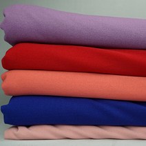 원단대장 폴리에스테르100% 얇은천 스판 무지 색상 의류용 샤롯, 17번컬러(블루)