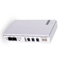 전동대패 10400mAh 8800mAh 휴대용 UPS 5V9V12V WiFi 라우터용 무정전 전원 공급 장치 대용량 백업 어댑터, [09] 8800MAH UKwhite