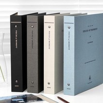 아이코닉 메모리 바인더 내지 스크랩북 포토앨범 4 x 6 포켓, 04_블랙