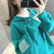 K.ONLINE SHOP여성 루즈핏 기모 후드 패션 맨투맨 티셔츠 후드티 후드집업 가디건