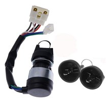 키가 있는 점화 스위치 KGE6500E IKGE12E JK425 5KW Kipor 발전기 도어 잠금 장치, 한개옵션0