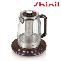 전기 무선 티포트 1.4L 내열유리 24시간 보온 차 주전자 온도설정 약탕기 라면 커피 티메이커 차우림 멀티 티팟 조그셔틀 고품질 스테인레스 304 차망 바닥 집들이선물 개업선물, SEP-CT1700 신일 티포트 무선주전자