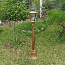 파워솔라라이트 1m30cm 2색지원 태양광가로등 정원등 인테리어등 잔디등 화단등, 황동색