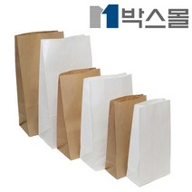 박스몰 각대봉투 노루지 / 크라프트 / 내유코팅 식품봉투 1000장, 크라프트 18x11x35(1691), 1개