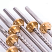 3D프린터 CNC 3D 프린터 리드 나사 8mm 1mm THSL3008D 사다리꼴 Length1001000mm, 250mm+Pitch 2mm Lead 2mm