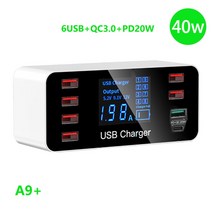 태양 전지판 전지 태양광 태양열 충전 충전기 보조배터리 베터리 빠른 충전 고속 충전기, 6usb qc3.0 유형 c, 유럽 ​​연합