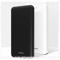 [HAN] 코끼리에이팩 플러스 케이블 일체형 10000 mAh 보조 배터리, 색상/화이트