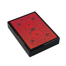 유니커블 미라클 카드 케이스 사라지는 카드마술 변경 복원 매직 트릭 마술상자 놀이 마술도구 소품 용품 장난감, 레드 WM005