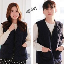 도터앤맘 김장조끼 누빔조끼 꽃무늬