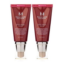 비비크림 일본명품 미샤엠퍼펙트커버 비비크림 투튜브 50ml (27호허니베이지) 병행