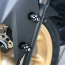 야마하 XMAX300 바이커스 튜닝 프론트 볼트 F휀다 BIKERS 엑스맥스 전년식사용, Black - 블랙