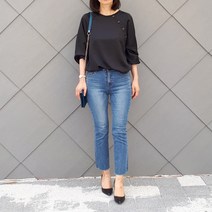 블랙 블라우스 새틴 노카라 벌룬 퍼프 소매 봄 가을 하객 검정색 겨자색 골드 메탈 펄 빅사이즈 오피스룩 정장 오버핏 루즈핏 55 66 77 88 사이즈 30대 40대 미시 라운드