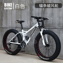 광폭타이어 mtb자전거 오프로드 펫 로드자전거 팻바이크 바퀴큰자전거, 24 단, 26인치, B