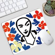 헨리 Matisse 고무 정밀 작은 마우스 패드 노트북 휴대용 비 슬립 테이블 패드 작은 마우스 패드, 헨리 Matisse 17_300X400mm