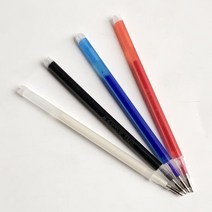 열펜 아이롱 펜 청바지 옷 수선 원단 재단선 그리기 기장 프랑스 마스크줄만들기 모 십 줄이기 수선, 3-열펜-검정