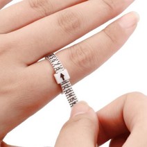 DM PKFARM 손가락 반지 사이즈 측정자 2P 반지 호수 줄자 1 1, 블랙, 2P 2P