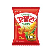 롯데 인간사료 스낵바 봉지과자 꼬칼콘 고소한맛 134g 3봉 사무실다과 홈파티, 6개