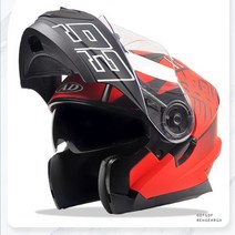 ANDA 오토바이 시스템 헬멧 남성 오픈풀페이스 배달 라이딩, 한 사이즈, 스타그레이[HD선스크린안경]