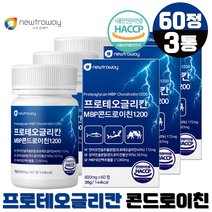 상어연골 엠비피 유단백추출 연어코연골 콘드로이친 1200 프로테오글리칸 MBP 분말 60정