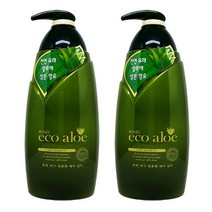 로제 에코 알로에 헤어샴푸 760mlx2개 /허브함유 보습