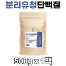분리유청단백질 분말 고함량 PROTEIN 프로틴 파우더 근육 운동 보충제 WPI, 1팩, 분리유청단백분말 500g