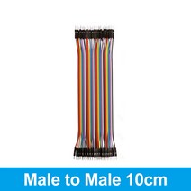 스마트전자칠판 전자칠판 MB-102 MB102 Breadboard 400 830 포인트 솔더리스 PCB 빵 보드 점퍼 와이어 듀폰 라인 테스트 Arduino 용 DIY 개발 키트, [06] Male to Male 10cm