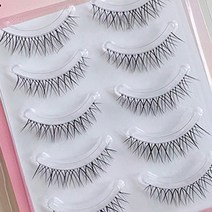 떨샵 아이하라 속눈썹 인조 가닥속눈썹, 1개, 쁘띠업 속눈썹 5쌍_A05