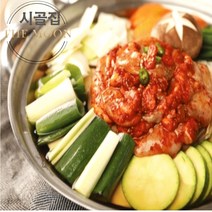 [시골집] 곱창전골 밀키트 집콕안주 간편조리 즉석찌게 곱창전골2종, 소 곱창전골860g *2개