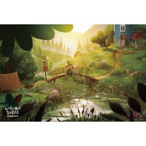 YANOMAN 야노만 10-1389 세상에서 가장 마지막의 용 [직소퍼즐 무민 1000피스(크기:50×75cm)], 단일