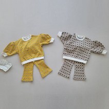 러브베베샵 23 봄 유아 아동 여아 리본 부츠컷 상하복 세트