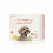 [베베페페] 아임해피 세이프 강아지 기저귀 암컷 초미니형 24매, 단품