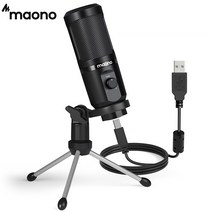 마이크스탠드 유튜브 방송용마이크거치대 게인이 있는 maono usb 192khz24bit 팟캐스트 pc 컴퓨터 콘덴서 (게임 스트리밍 youtube pm461tr 녹음용), 협력사