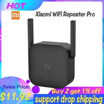 xiaomi wifi repeater pro роутер wi fi 300m mi-amplifier network expander router power Extender rotea, 원래 미국 플러그