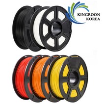 킹룬 공식 고품질 PLA 1.75mm 필라멘트 1kg, PLA 일반_오렌지